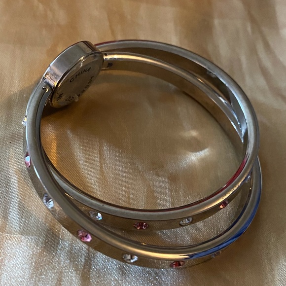 Alessandra Olla Double Bangle Crystal Watch - Picture 4 of 13